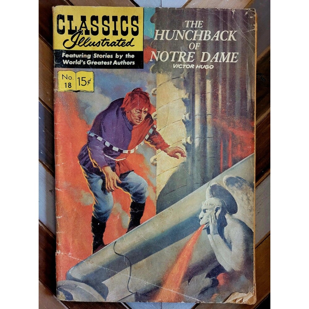 Classics Illustrated #18 G/VG (1963) "Hunchback of Notre Dame" HRN-158 15-cents